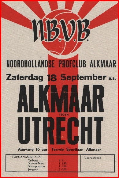 AZ Programma 18-sep-1954 Utrecht